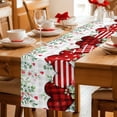 thumbnail image 5 of Valentine's Day Table Runner 120 Inches Long Farmhouse Dress Scarves, Red Love Heart Eucalyptus Floral Grey Plaid Dining Tablerunner for Coffee Table/Kitchen Island/Party Décor, 13" x 120", 5 of 8