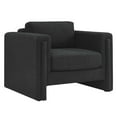 thumbnail image 2 of Modway Visible Upholstered Modern Boucle Fabric Armchair in Black, 2 of 9