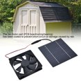 CNMF Solar Powered Exhaust Fan 10W Single Fan Waterproof Solar Panel Fan Kit For Chicken Coops Greenhouses,Solar Powered Exhaust Fan,Chicken Coops Solar Panel Fan