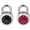 Black and Red, variant on Kwikset 2" Combination Dial Padlock with 13/16" Shackle, Black