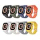 thumbnail image 4 of Correa Extensible De Silicona + Case Unisex M / L 41 / 44 / 45 / 49 mm Para Apple Watch Ultra Compatible Con Serie 8 / 7 / 6 / 5 / 4 / 3 / SE, 4 of 4