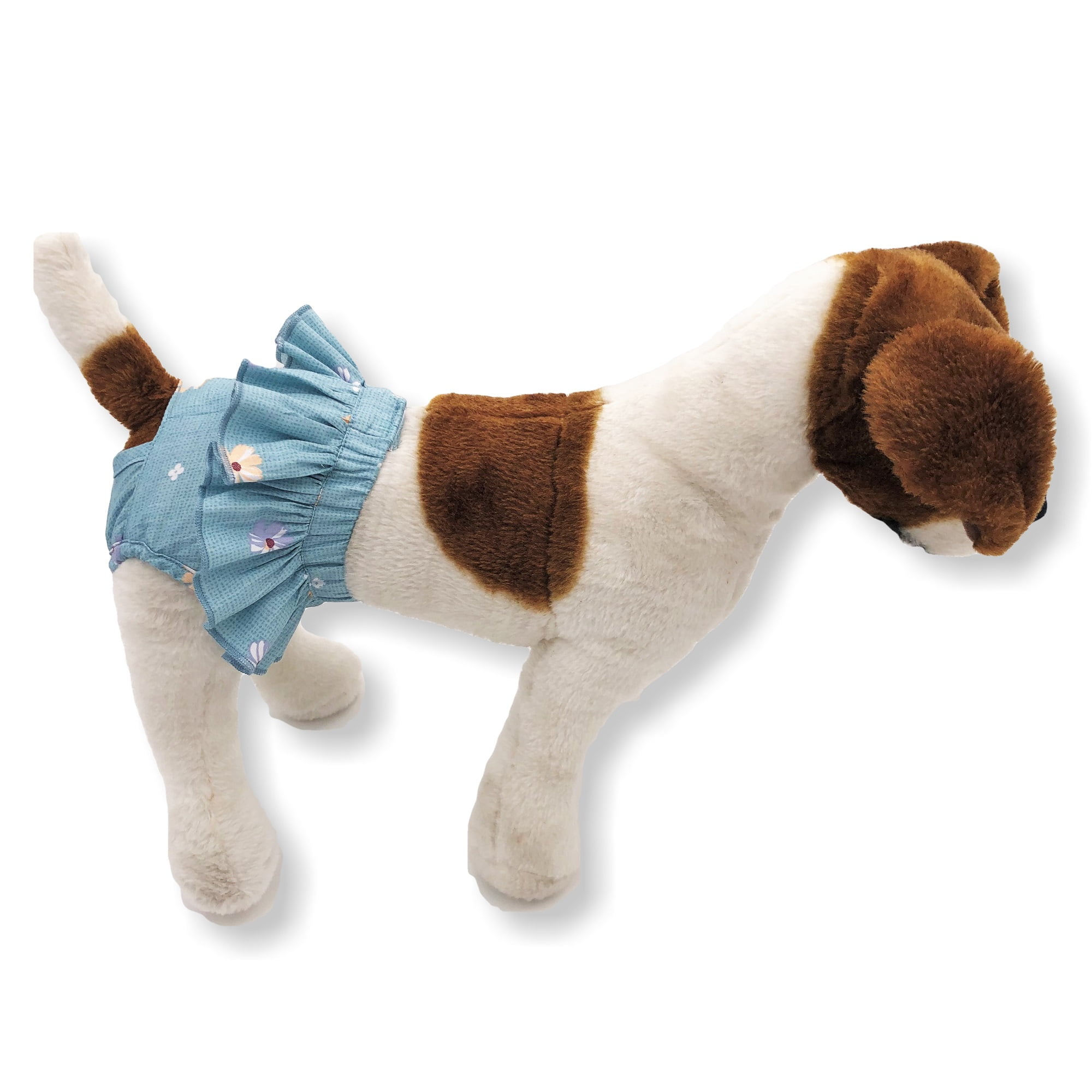 PACK of 4 Female Dog Diapers COTTON Sanitary Pants Panties and Skirts For SMALL Pet Cat