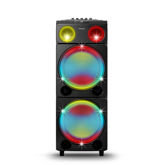 Bocina Philips Party Speaker Torre Bluetooth de 130 W con Luces LED TAX5509