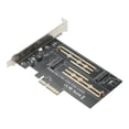 thumbnail image 3 of Carte d'Extension M.2 NVME vers PCI-E X4 Adaptateur SSD avec Interfaces M.2 M-key B-key, 3 of 8