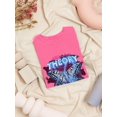 thumbnail image 3 of Butterfly Strike Lightning Shaped T-Shirt Women -Image by Shutterstock, Female Medium, 3 of 4