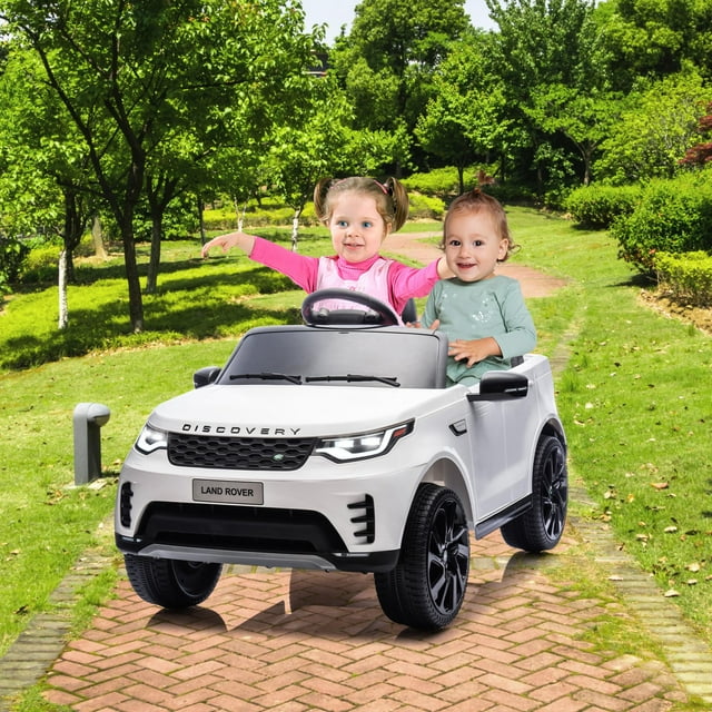 BeesClover 12V Kid Electric Ride On Car with Parental Remote, Dual Motor Battery Powered Vehicle with LED Lights, Music