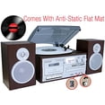 thumbnail image 2 of Boytone BT-28SPS Tocadiscos Bluetooth Estilo Clásico con Radio AM/FM, Reproductor de Cassette, Reproductor de CD, 2 Altavoces Estéreo Separados, Grabación de Vinilo, Radio, Cassette a MP3 Ranura SD US, 2 of 5