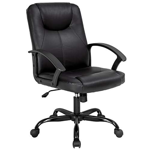 OffiClever with Wheels Ergonomic Office Lumbar Support and Fully