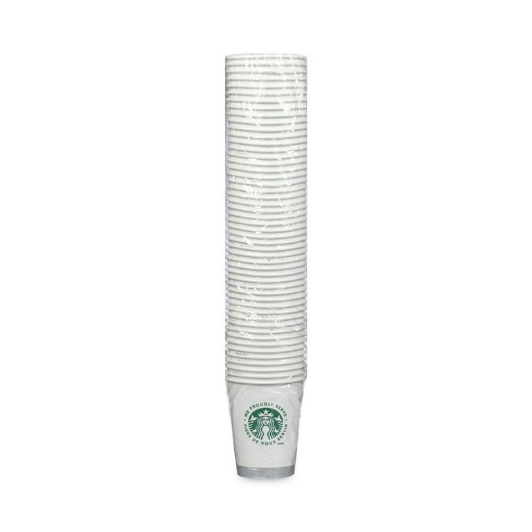 Starbucks Durable 12oz Hot Cups, White with Green Logo, Box of 1000  (SBK11098806) - Walmart.com