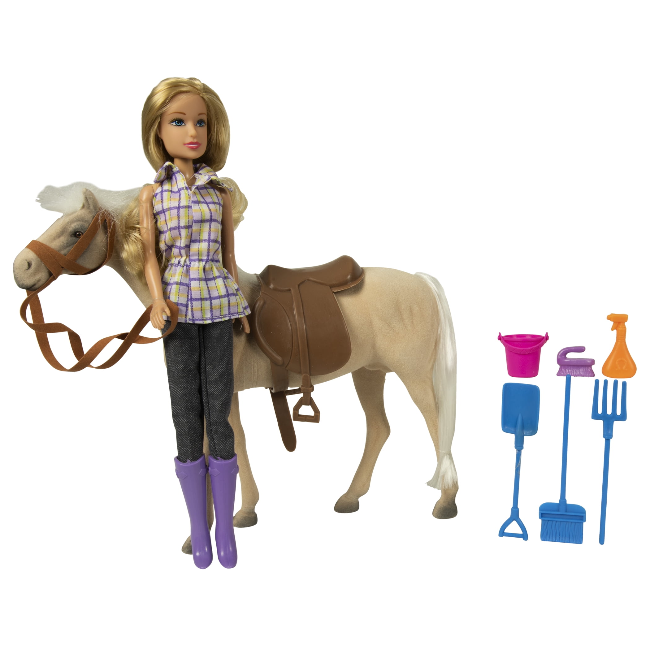 horse riding doll