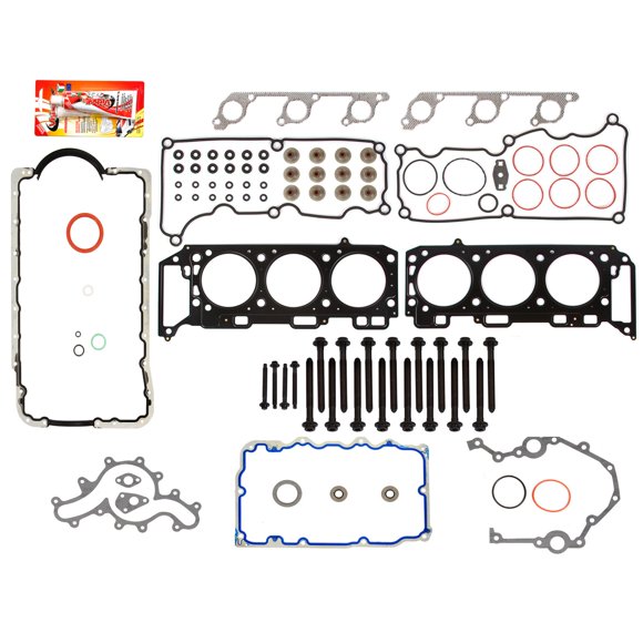 Compatible With 05-09 Ford Mustang V6 4.0 SOHC VIN N Full Gasket Set Head Bolts