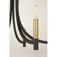 thumbnail image 2 of Maxim Lyndon 6-Light Transitional Chandelier in Bronze and Antique Brass, 2 of 5