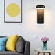 thumbnail image 5 of Lámpara de Pared Lámpara de Pared LED Rotación de 300 Grados Lámpara de Pared Interior USB 9W Lámpara de Pared Apliques de Pasillo Negro y Dorado, 5 of 5