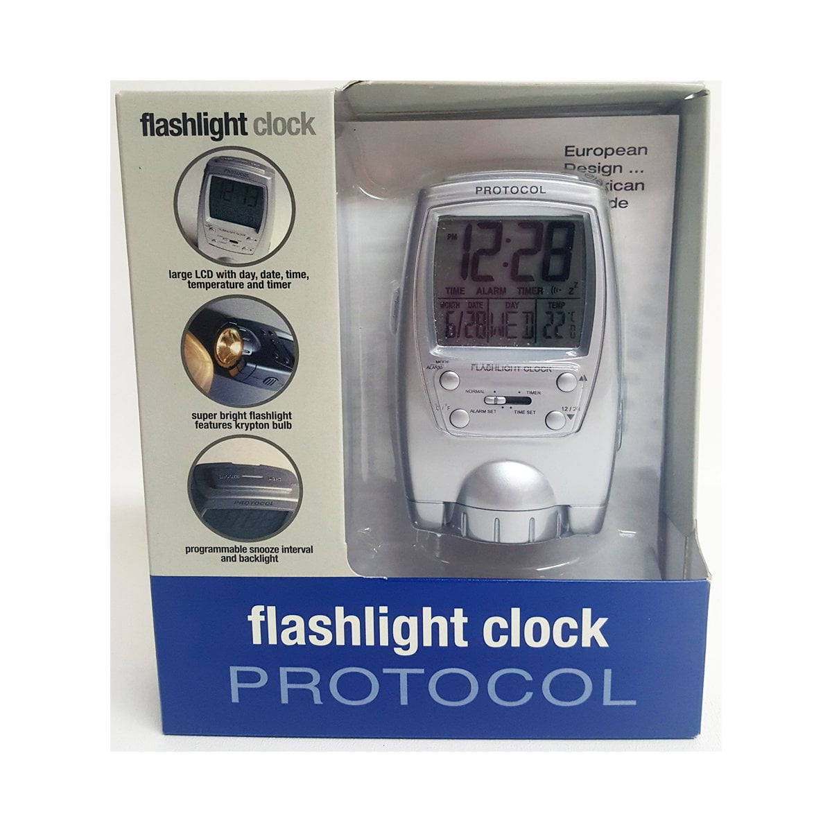 flashlight clock