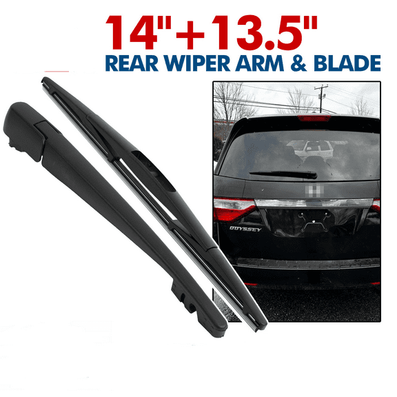 14" 13.5" Honda ODYSSEY 2011-2017 Rear Windshield Wiper Arm & Blade Set