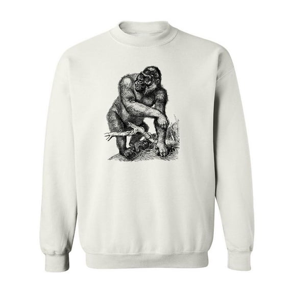 Western Gorilla Sweatshirt Men -Image by Shutterstock, Male x-Large