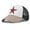 White, variant on Aueoeo Baseball Caps For Men Star Embroidered Adjustable Mesh Hollow Hat Lightweight Breathable Summer Trucker Hats
