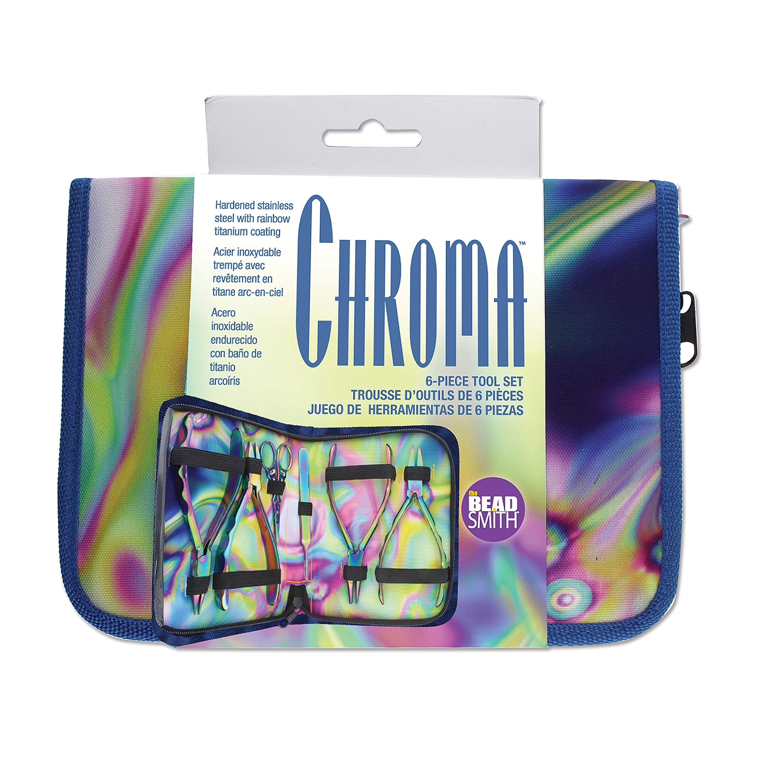 Chroma Tool Set, 6 Piece Pliers and Tools with Case, 1 Tool Set
