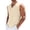 Khaki, variant on Stralyhd Mens Summer Tank Tops Lightweight V-Neck Linen Sleeveless Shirts Fringe Trim Relaxed Fit Beach Vacation Casual Tank Tops Army Green 3XL