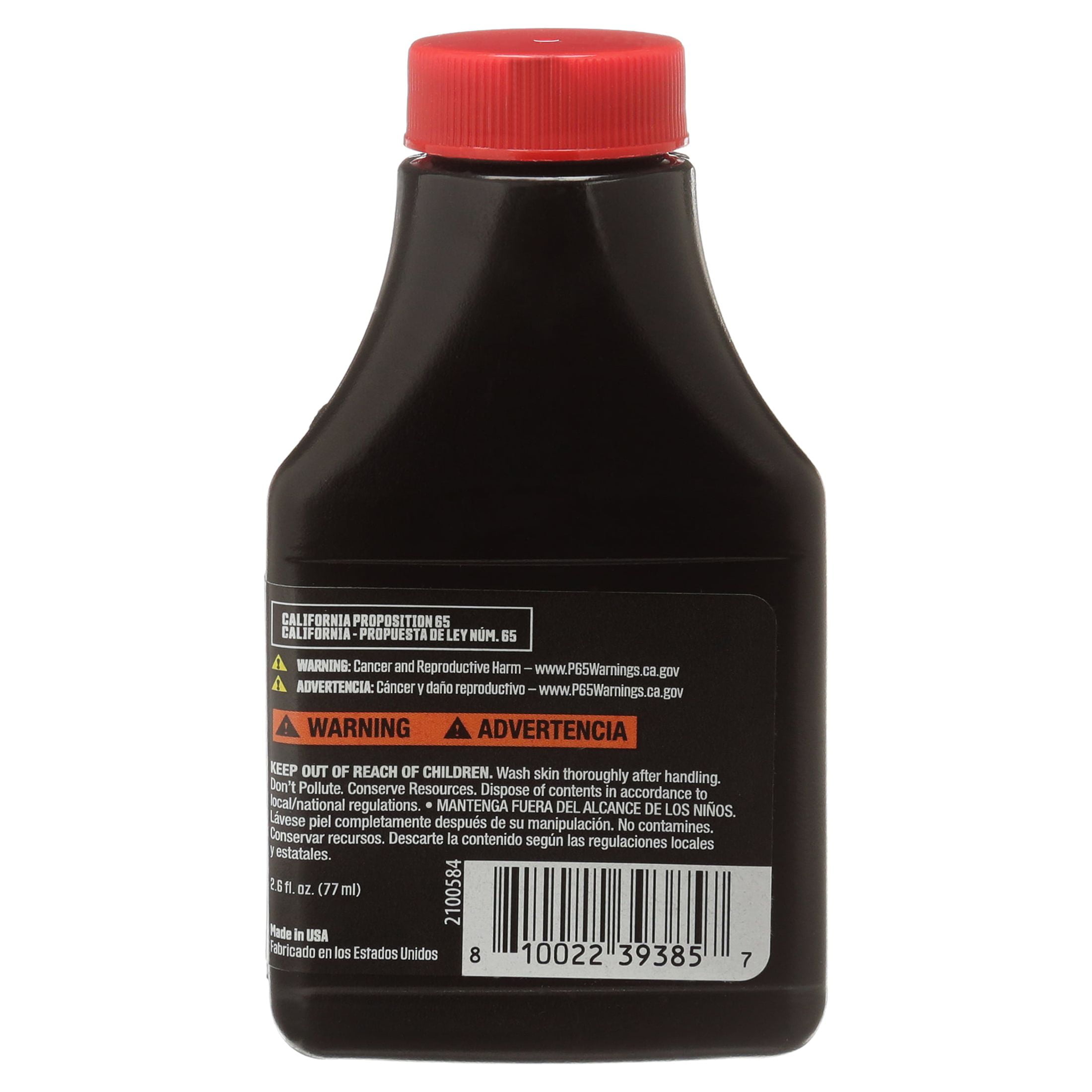 Black Max 2.6oz Synthetic Blend 2-Cycle Oil, Makes 1 Gallon