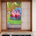 thumbnail image 1 of Cortina de puerta semiopaca con patrón de patchwork de dos piezas Star Kirby, cortinas opacas decorativas para dormitorio, sala de estar, decoración de habitación de niños, 34 x 56 pulgadas, tamaño, 1 of 7