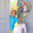 thumbnail image 4 of Guirnalda De Conejito De Pascua, Decoración De Puerta De Pascua, Muñeco De Elfo Sin Rostro, Guirnalda Para Decoración De Pared Del Hogar Minnieouse HA034656-00, 4 of 6