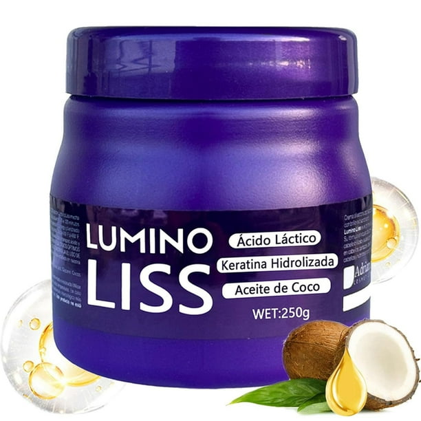 Fiudx Crema para Alisar El Cabello, Fórmula con Ácido Láctico y Aceite, Tratamiento Nutritivo para El Cuero Cabelludo, con Queratina Hidrolizada, Cuidado Capilar En Casa, Resultados Duraderos, Cabell