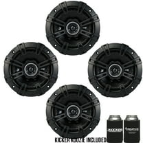 2 Kicker 43DSC504 D-Series 5.25" 200W 2-Way 4-Ohm Car Audio Coaxial Speakers
