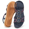 thumbnail image 6 of Ablanczoom Womens Sandals: Rhinestone Flower Comfortable Summer Flat Sandals for Women Beach Shoes, 6 of 7
