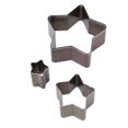 thumbnail image 4 of Molde de corte de cuero con forma de estrella, 3 piezas, troquel de acero de alto carbono para bricolaje, para capas de tela, cuero y joyería., 4 of 14