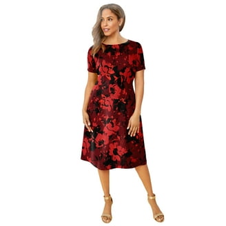 slim fit dress slacks Plus Size Midi Sweater Dress