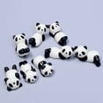 thumbnail image 6 of 6 Pcs Panda Chopstick Rest Mini Scoops Daily Use Ceramics, 6 of 6