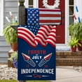 thumbnail image 5 of 4th of July Qwtwty Outdoor Flag Garden Flag Double Sided USA Flag USA 4th July Independence Day Home Farmhouses Decor 12x18 Inch, 5 of 6