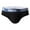 Black, variant on WAVSUF Summer Briefs Mens Solid Color Comfort Underpants Comfortable Ventilation Briefs Gray Size 2XL
