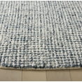 thumbnail image 3 of SAFAVIEH Martha Stewart Luther Solid Area Rug, Blue/Ivory, 6' x 6' Round, 3 of 10