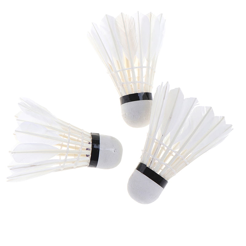 3St Badminton Natural spring ball with real feathers White spring balYRYU