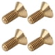 thumbnail image 4 of 50 Uds tornillo con cabeza hexagonal plana cobre cabeza avellanada sujetador Hardware suministros industriales M4M4x10 VoborMX herramienta, 4 of 8