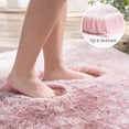 thumbnail image 4 of Phantoscope Ultra Soft Faux Fox Fur Pink, Indoor Area Rug, 2 x 3 ft, Rectangle, 4 of 5