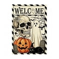 thumbnail image 2 of FEOLGEHLY Halloween Decorations Outdoor Indoor, Halloween Garden Flag Pumpkin Witch Spooky Yard Flag Fall Outdoor Decor For Porch Patio Garden Halloween Decorations Clearance (C), 2 of 7