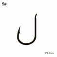 thumbnail image 5 of Sijiali 121Pcs/Set Strong Carbon Steel Assorted Size Fishhook Fishing Hooks Tackle Tool, 5 of 10