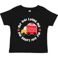 thumbnail image 3 of Inktastic My Gigi Loves Me Valentine Truck Boys or Girls Toddler T-Shirt, 3 of 5