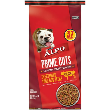 Purina ALPO Dry Dog Food, Prime Cuts Savory Beef Flavor - 37 lb.