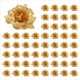 thumbnail image 1 of 300pzs Clips de Boda Artificial Rosa de Seda Cabeza de Flor Decoracion de Boda (Dorado), 1 of 9