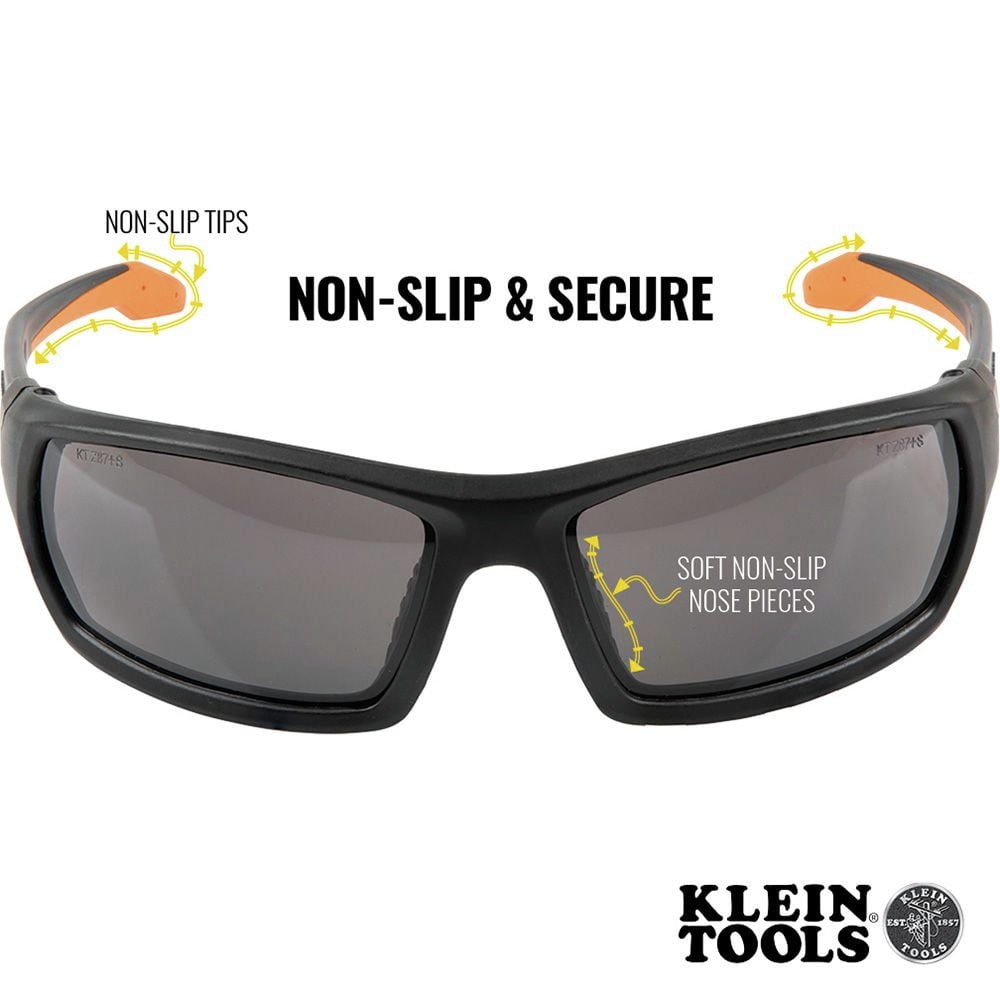 Klein Tools Pro Safety Glasses Full Frame Gray Lens