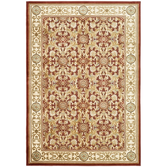 SAFAVIEH Paradise Stanice Oriental Area Rug, Red, 5'3" x 7'6"