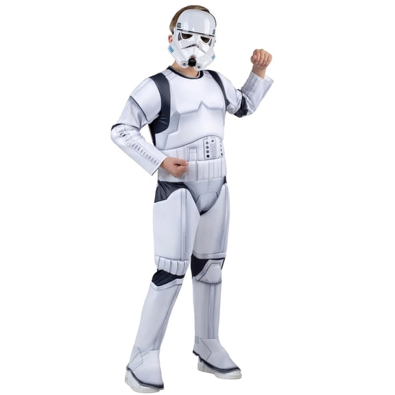 Boys' Star Wars Stormtrooper Qualux Costume by Jazwares - Size Medium