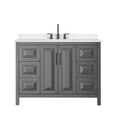 thumbnail image 6 of Wyndham Collection Wcv252548s-Qtz-Us3mxx Daria 48" Free Standing Single Basin Vanity Set -, 6 of 7