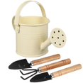 thumbnail image 1 of 1 Set Watering Can Small Watering Bucket Metal Watering Tin Iron Watering Pot with Gardening Tools, 1 of 4