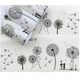 thumbnail image 3 of Full Sheet Black Dandelion Flower Lovers Nail Stickers - Salon Quality Nail Art Nail Wrap Nail Decals - 1 Sheet, 3 of 7