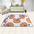 thumbnail image 4 of SKYSONIC 72x48in Halloween Pumpkin Candies Area Rug, Lollipop Sweets Non-Slip Floor Carpet for Indoor Living Dining Room and Bedroom Area, 4 of 7